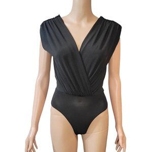 Black rhinestone bodysuit